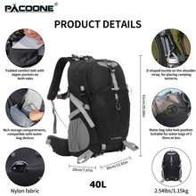 将图片加载到图库查看器,P-Mountain 40L Hiking Backpack
